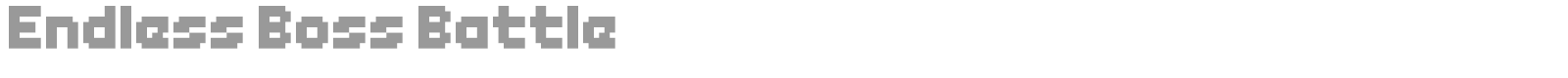 Endless Boss Battle font preview